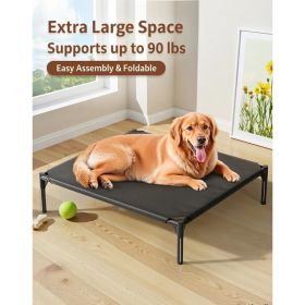 Pet Bed, No Assembly Required, Foldable, Portable, Waterproof & Moisture-Proof, Breathable & Antibacterial, All-Season Sleeping Mat For Cats And Dogs, (Option: MeshclothXL)
