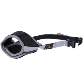 Mouth Cover To Prevent Eating Indiscriminately Large Labrador Dog (Option: Grey-M)