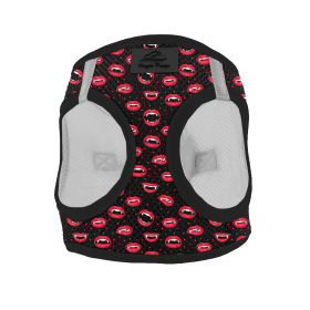 American River Choke Free Dog Harness Holiday Collection (Color: Vampire Kisses, size: 2/3X-Large)