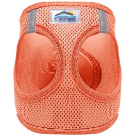 American River Solid Ultra Choke Free Dog Harness (Color: Coral, size: 2X-Large)