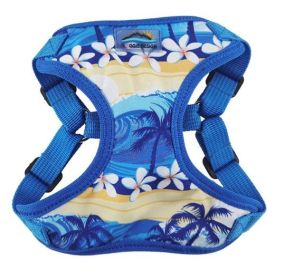 Wrap and Snap Choke Free Dog Harness by Doggie Design (Color: Catching Waves, size: large)