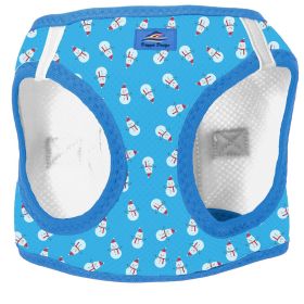 American River Choke Free Dog Harness Holiday Collection (Color: Snowman, size: small)