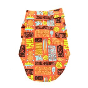 Hawaiian Camp Shirt (Color: Tiki, size: small)