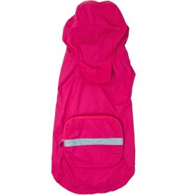 Packable Raincoat (Color: pink, size: medium)